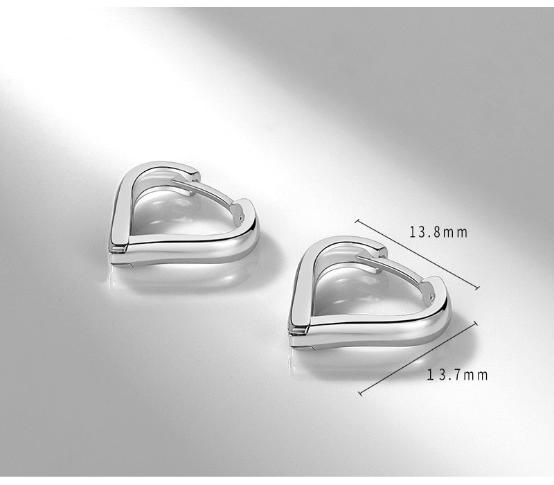 925 Sterling Silver Big Circle Inlaid Zircon Earrings For Women,S925 Argent Women's Shiny Model Earring 17mm-40mm 5 Size